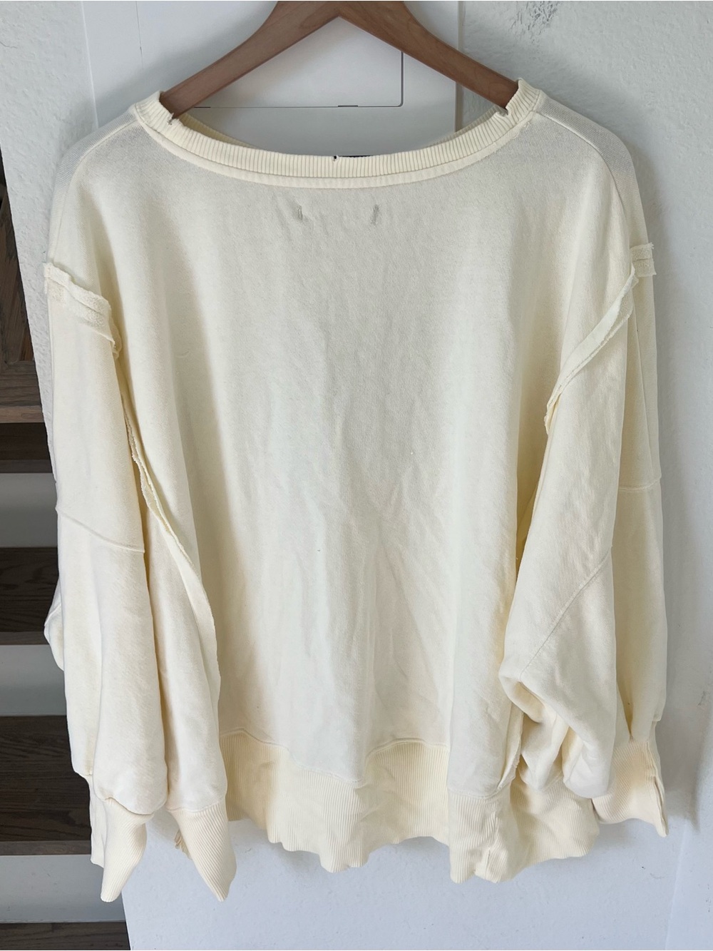 Free People We The Free Graphic Printed Camden Pullover in Mallard Combo NWT - Picture 5 of 6